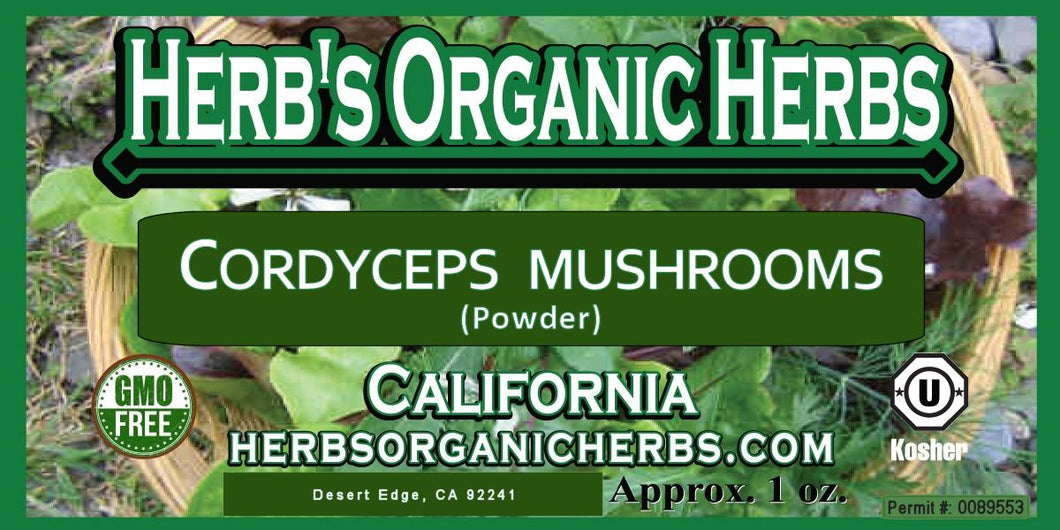 Cordyceps Mushrooms (powder) <span style=