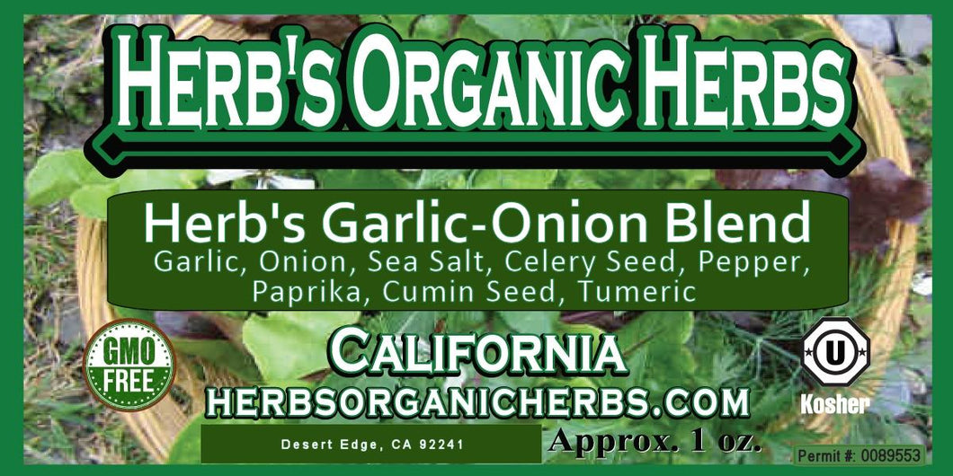 Herb's Garlic-Onion Blend <span style=